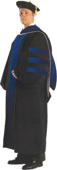 Superior Doctoral and PhD gowns for sale, in stock