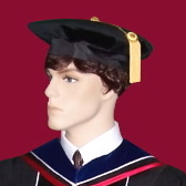 doctoral tam in velvet